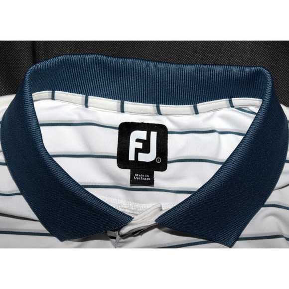 FootJoy "Bayou Club" Men's Short Sleeve Golf Polo Shirt Size‎ Large - Picture 6 of 7